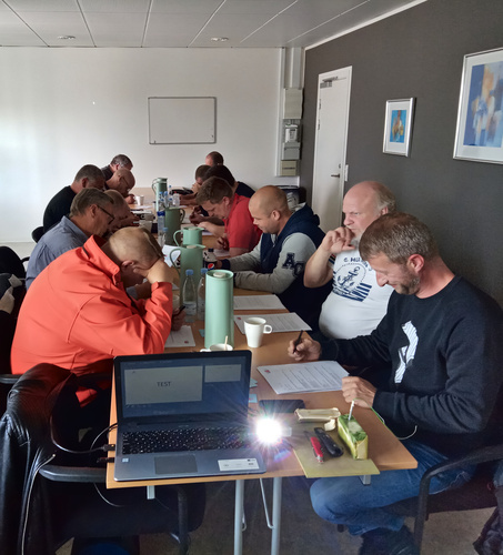 Afsluttende test